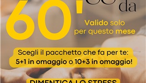 SUPER PROMO - Massaggio 60'
