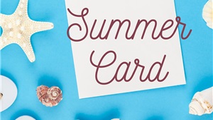 BEAUTY SUMMER CARD